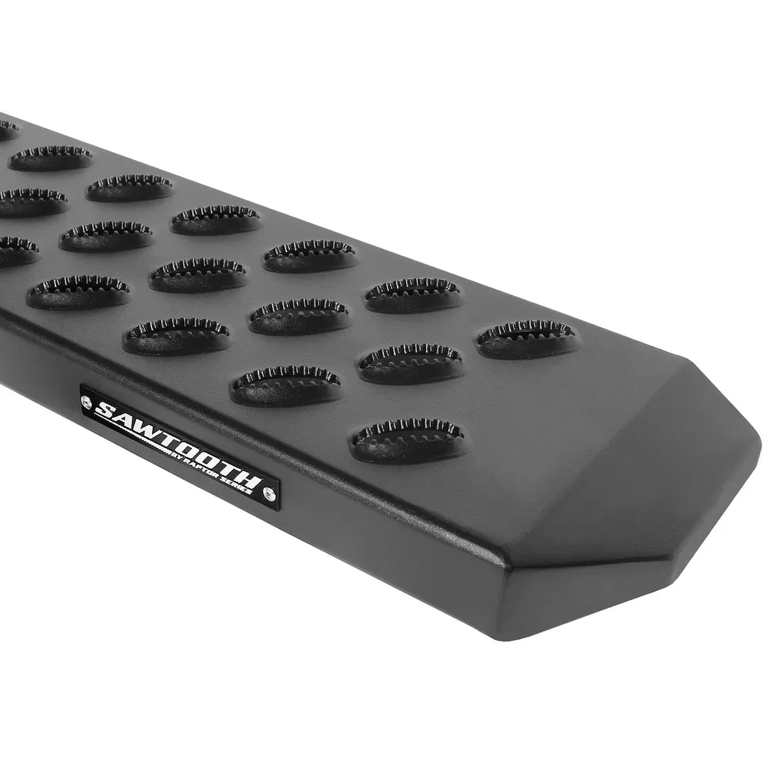 2102-0220BT – RAPTOR Running Board, Textured Black Aluminum Unlighted Rocker Panel Mount